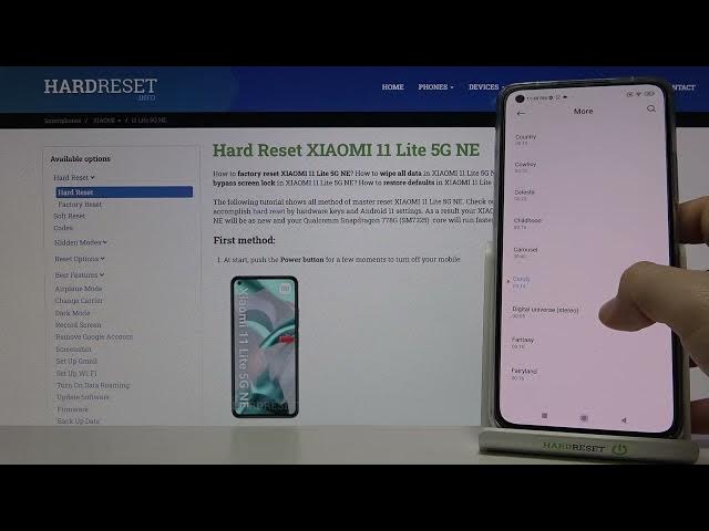 Video thumbnail for XIAOMI 11 Lite 5G NE Default Ringtones Preview