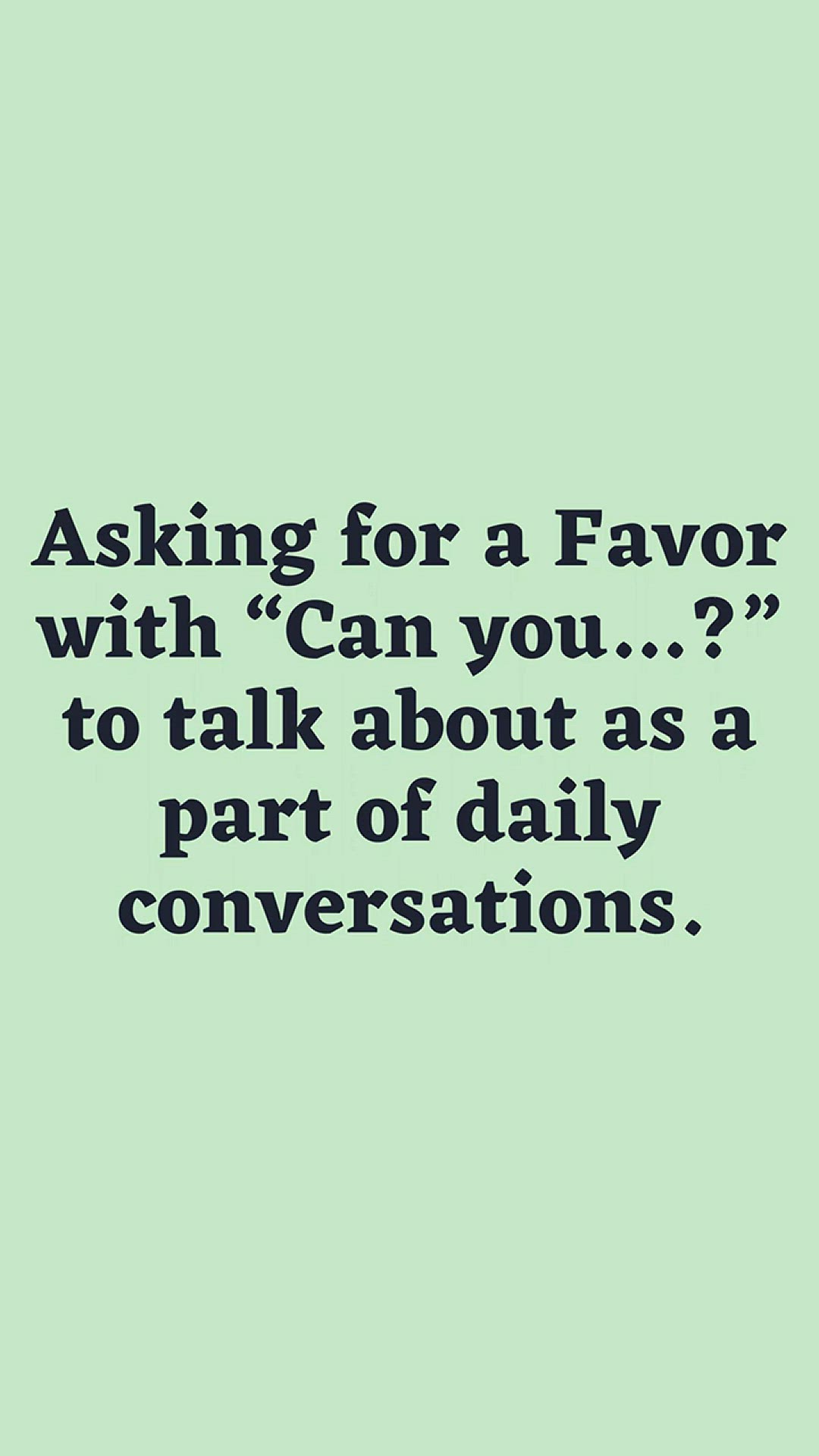 'Video thumbnail for Asking for a Favor with “Can you…”'