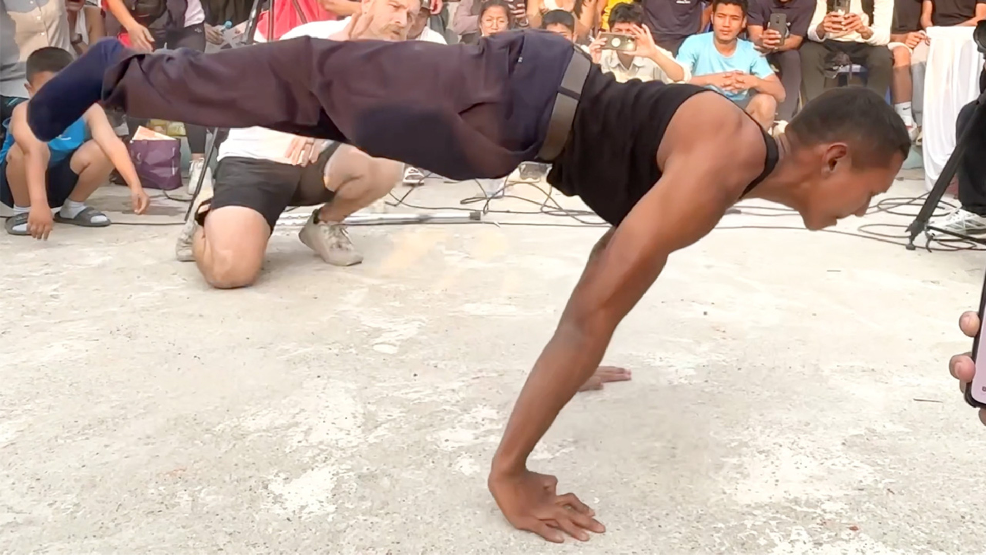 Video thumbnail for Most planche push ups in one minute  37 by Ram Narayan Chaudhary