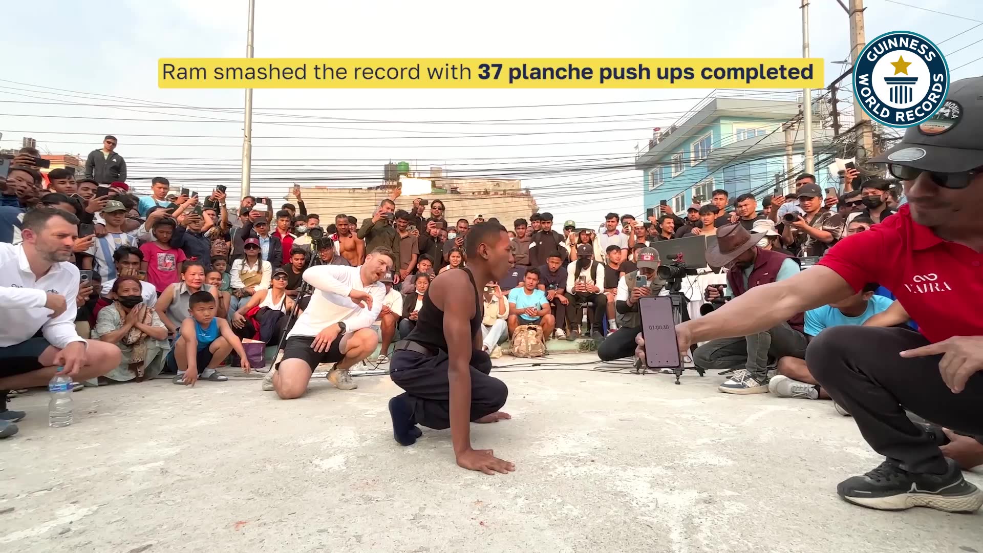 Video thumbnail for Most planche push ups in one minute  37 by Ram Narayan Chaudhary