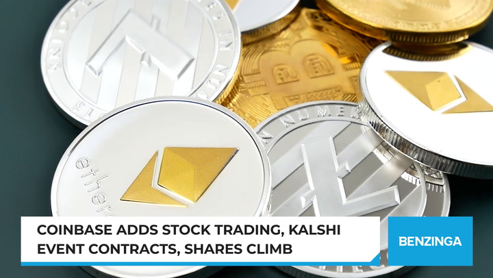 Video thumbnail for Coinbase Adds Stock Trading