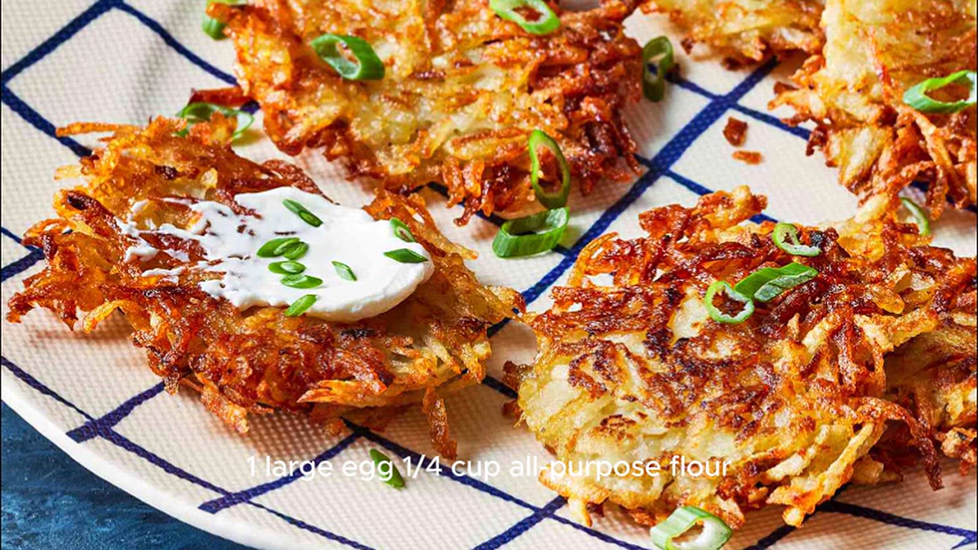 'Video thumbnail for Potato Pancake Recipe'