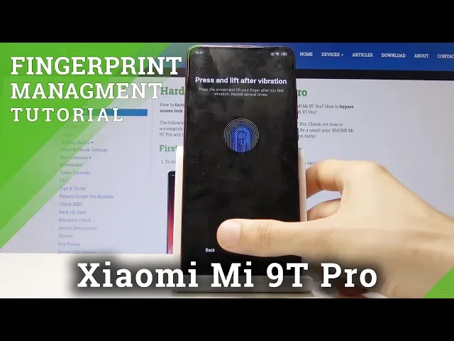 Video thumbnail for How to Add Fingerprint Lock on Xiaomi Mi 9T Pro - Setting Screen Lock