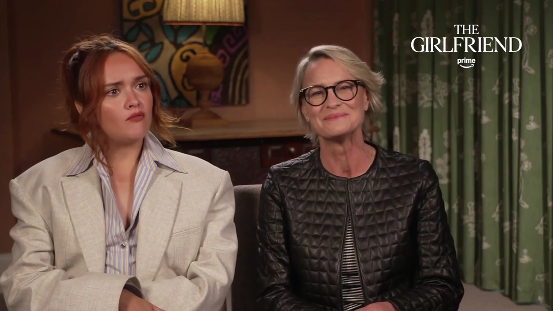 'Video thumbnail for 'The Girlfriend's Olivia Cooke & Robin Wright Must "Like" Their Characters, "No Matter How Evil"'