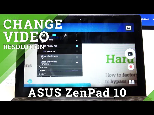 Video thumbnail for How to Change Video Quality in ASUS ZenPad 10 – Find Video Resolution Options