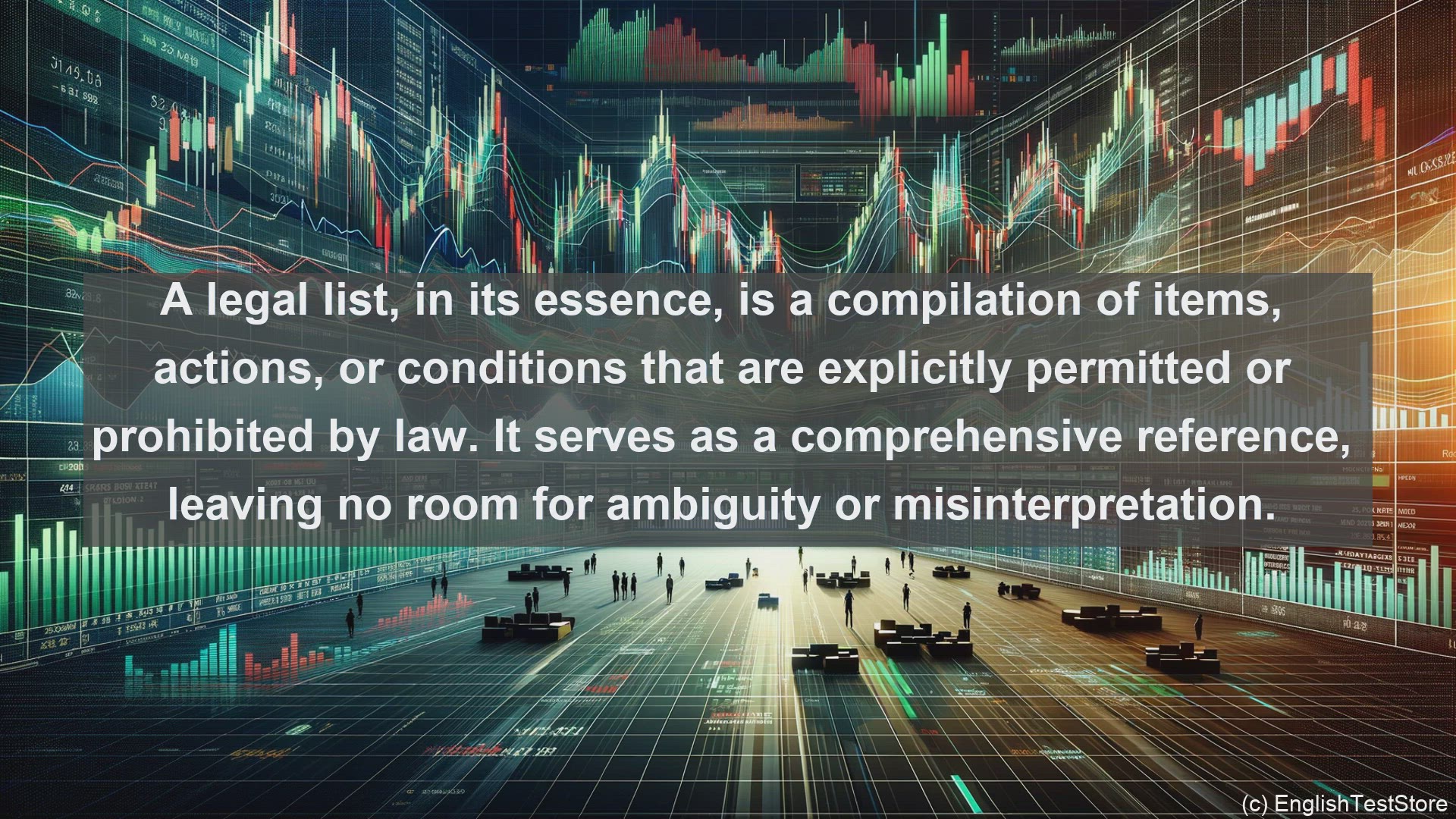 'Video thumbnail for Legal list in economics and finance'