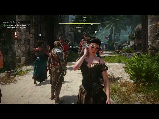 Video thumbnail for Assassin's Creed Black Flag Resynced - Imagine My Surprise: Investigate The Lodgings Combat Gameplay