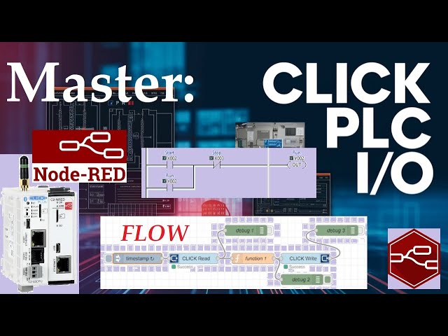'Video thumbnail for Master Node-Red C2-NRED Control of Click PLC I/O'