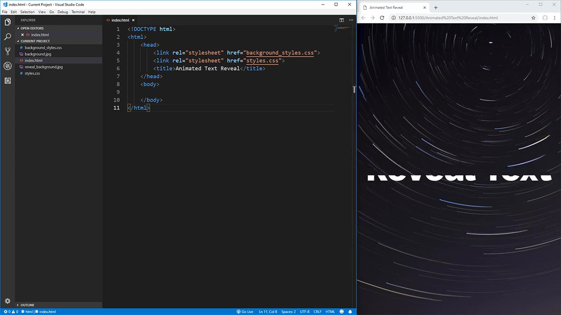 'Video thumbnail for Animated Text Reveal Tutorial'