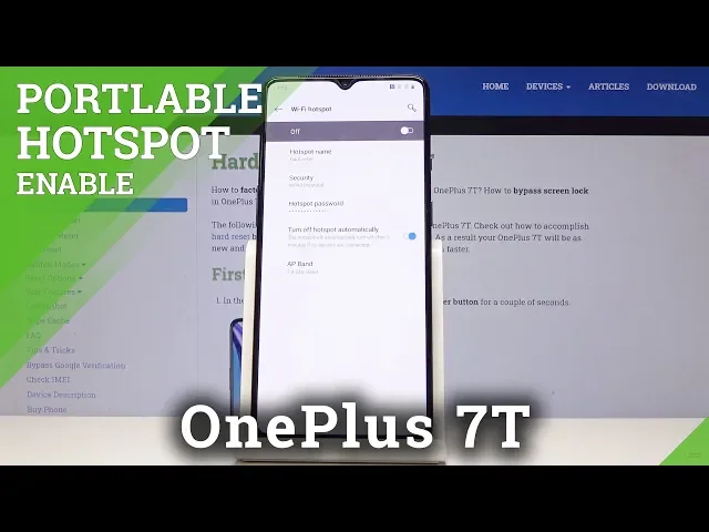 Video thumbnail for How to Set Up Wi-Fi Hotspot in OnePlus 7T - Enable Portable Hotspot