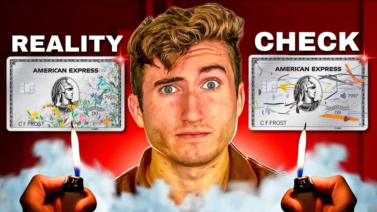 Video thumbnail for Anthony Venture: amex platinum reality check! my honest review of annual fee, benefits, and membership rewards