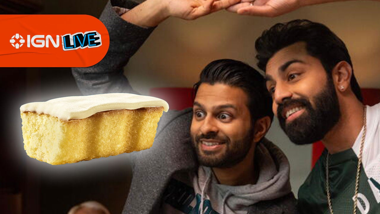 Video thumbnail for Hulu’s Deli Boys’ Actors Ali Asif & Saagar Shaikh Fight a Fly Over Tastykakes on the IGN Live Stage
