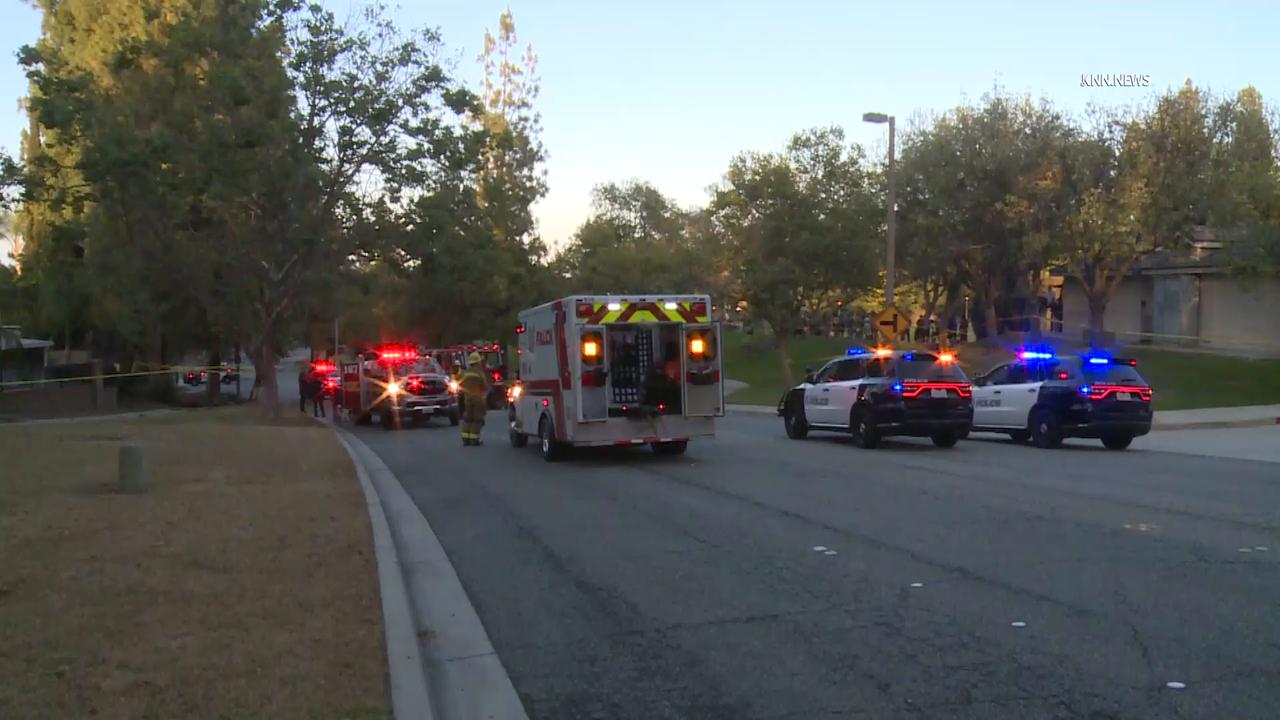 Video thumbnail for US, Los Angeles: Pomona Car vs Tree Fatal Crash.