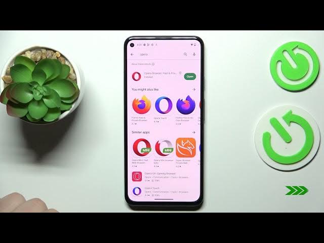 Video thumbnail for How to Download and Install the Opera Browser App on the GOOGLE Pixel 5a