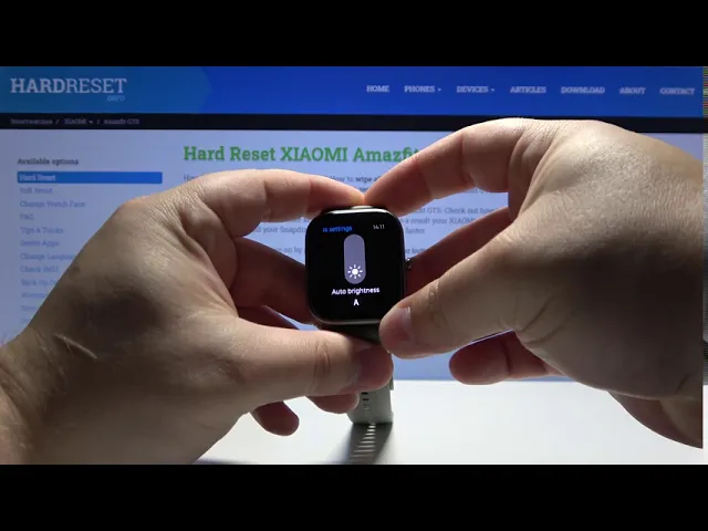 Video thumbnail for How to Change Screen Brightness in Xiaomi Amazfit GTS  - Set Up Screen Intensity