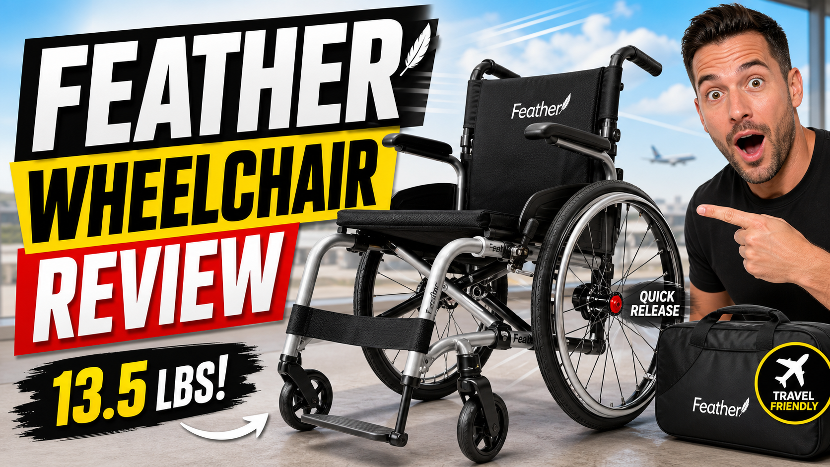 Video thumbnail for Feather Wheelchair Review: Pros, Cons, and Who It’s Best For