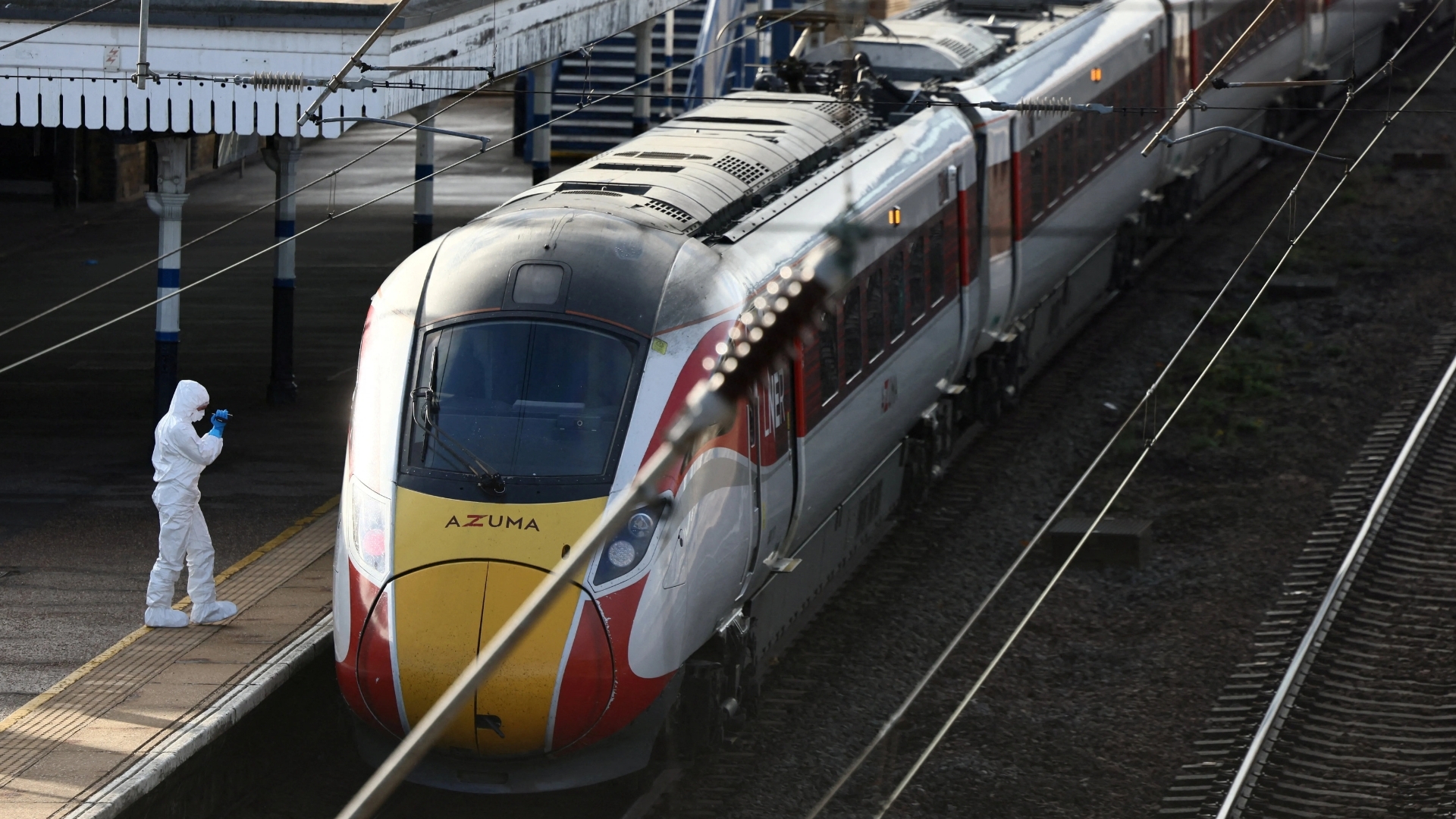 'Video thumbnail for Britain train stabbings: Police say attack is not being treated as terrorism'