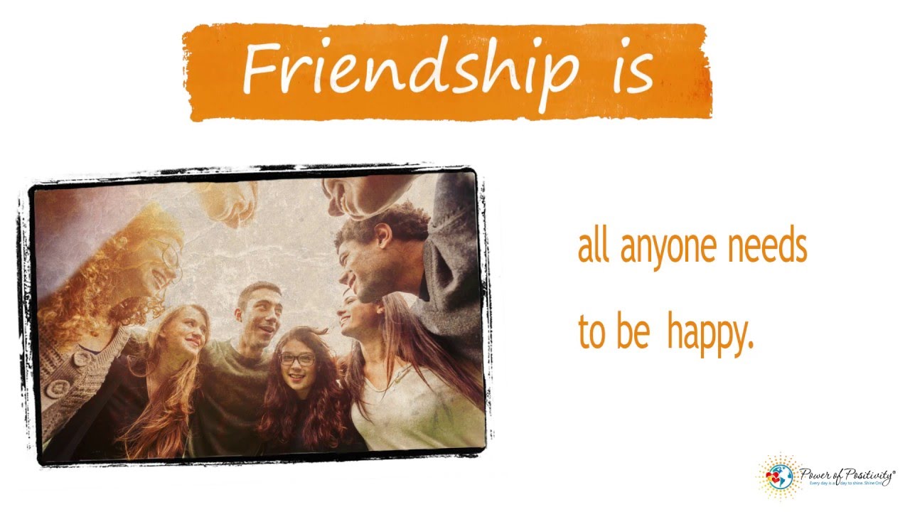 Video thumbnail for Friendship is...