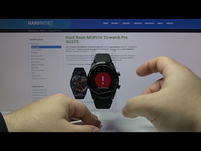 Video thumbnail for Recovery Mode in MOBVOI TicWatch Pro 4G – How to Enable Android Recovery Menu