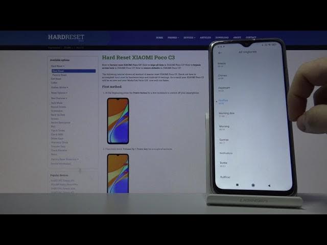 Video thumbnail for Alarm Tones on XIAOMI Poco C3 – Available Sounds of Alarms