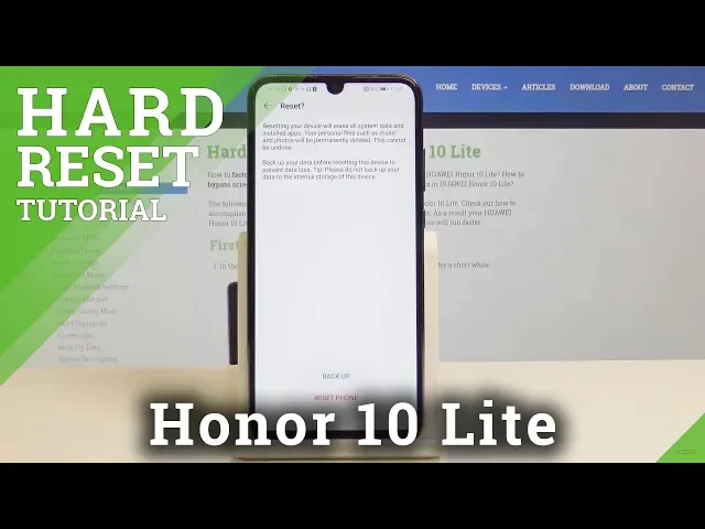 Video thumbnail for How to Hard Reset Honor 10 Lite - Factory Data Reset