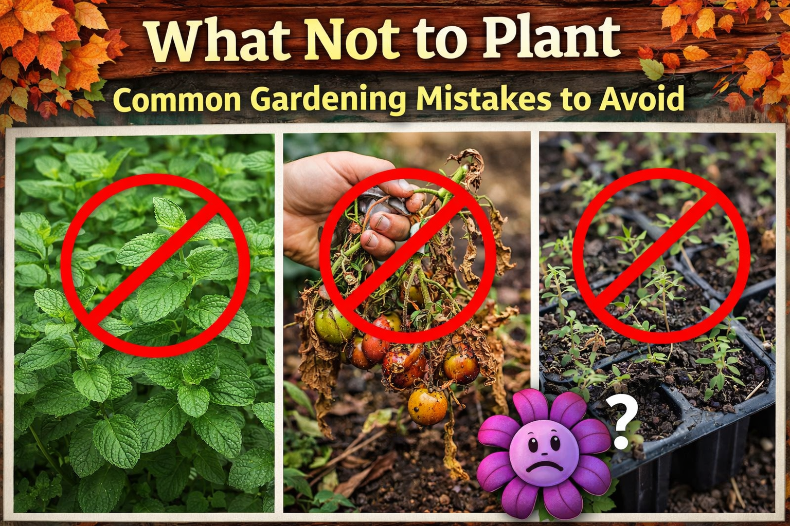 Video thumbnail for What Not to Plant | Common Gardening Mistakes to Avoid