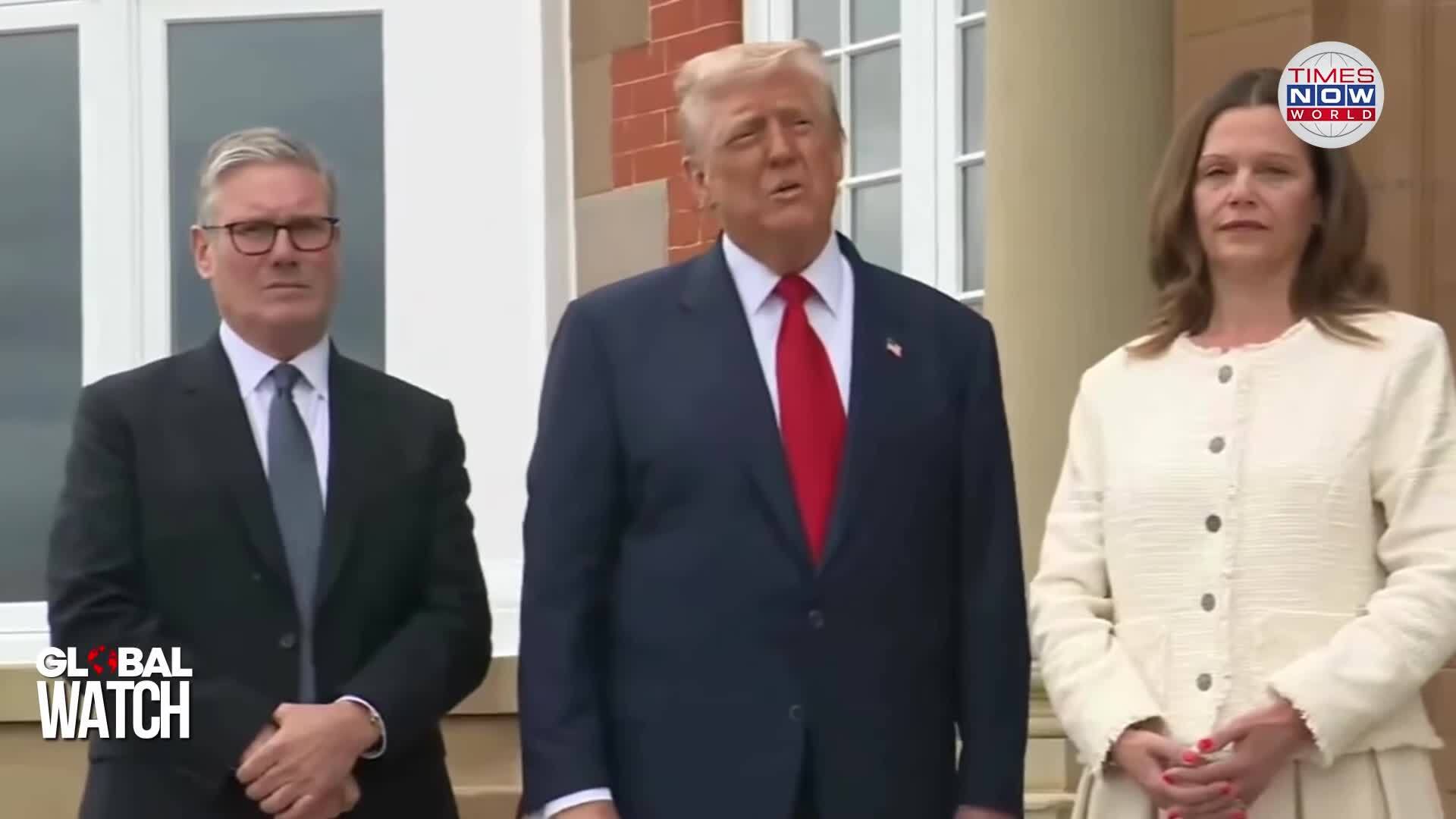 Video thumbnail for 'I Warned Europe On Immigration,' Trump Lectures Starmer, Says 'EU Nations Will Collapse If...'