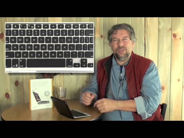 Video thumbnail for ZAGG Slim Book Bluetooth Keyboard for iPad Mini Review