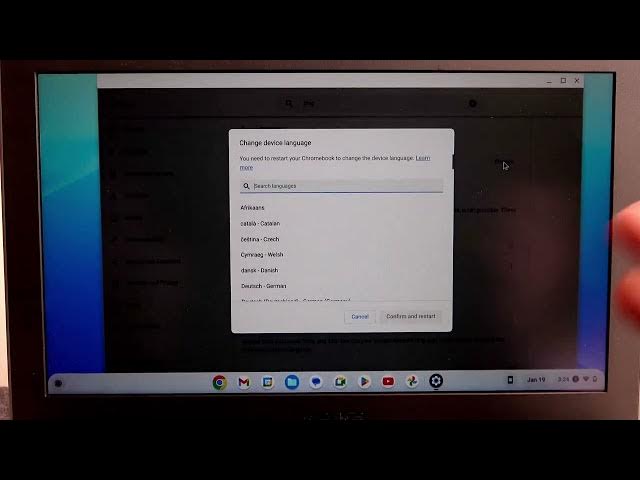 Video thumbnail for Asus Chromebook Flip C214 How To Change Language
