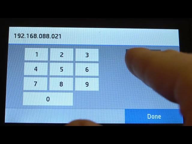 Video thumbnail for How to change the IP on Hp Color LaserJet Pro / Set the static IP adres on Hp Color LaserJet Pro