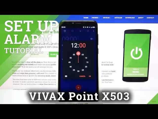 Video thumbnail for How to Set Up an Alarm Clock in Vivax Point X503 - Operate Clock