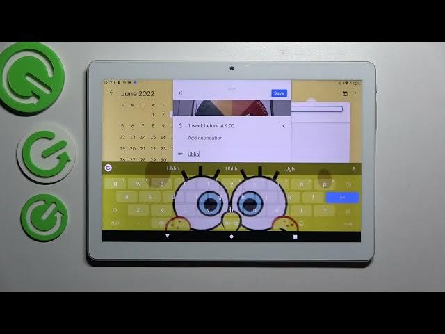 Video thumbnail for How to Add Event to Calendar on TOSCIDO M863 - Create Calendar Event