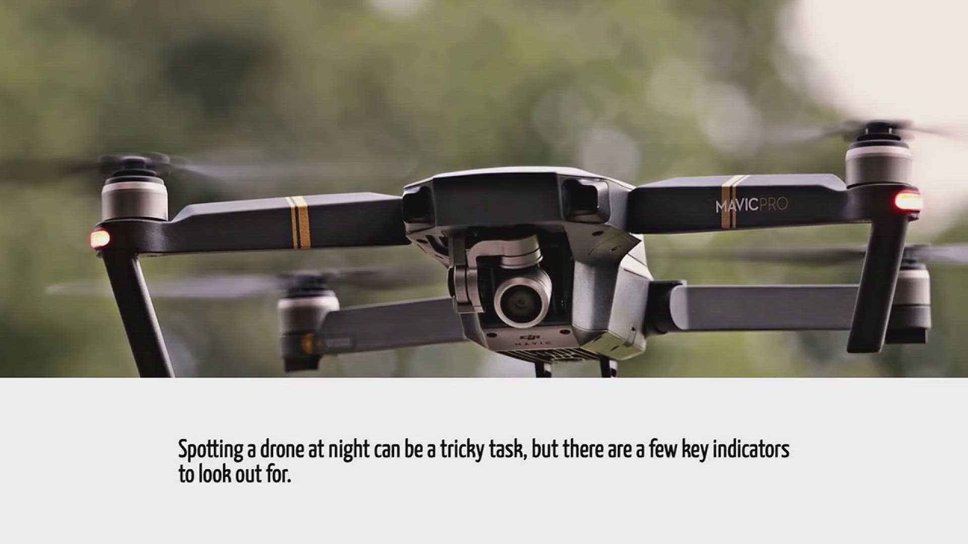 Video thumbnail for How To Spot A Drone At Night