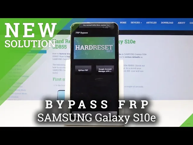 Video thumbnail for How to Bypass Google Verification on SAMSUNG Galaxy S10e – Unlock FRP / Skip Google Verification