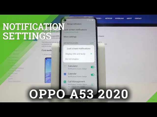 Video thumbnail for How to Enter Notifications Panel in OPPO A53 2020 – Customize  Notification Alerts