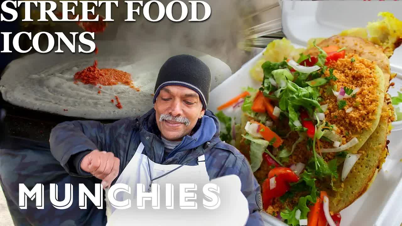Video thumbnail for The Legendary Dosa Man of NYC | Street Food Icons
