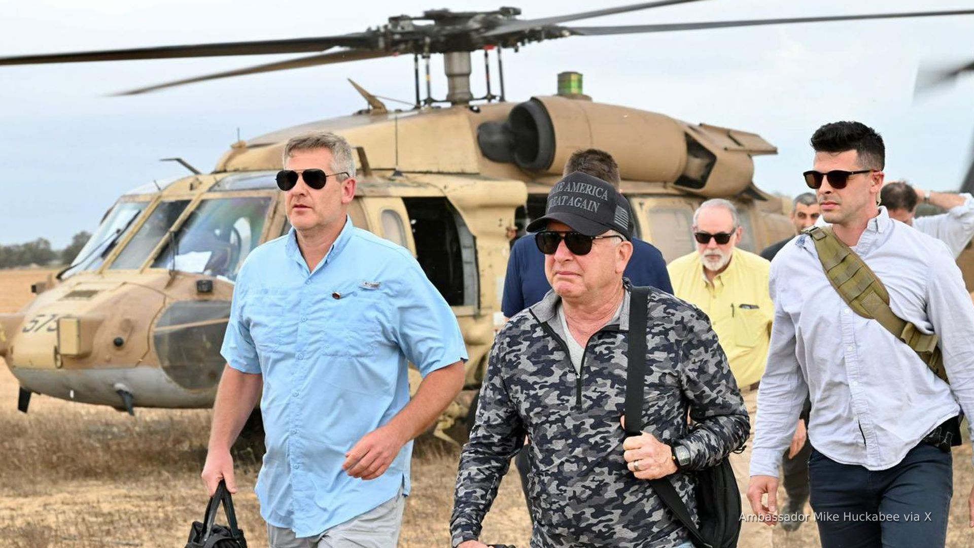 'Video thumbnail for US special envoy Steve Witkoff in Israel for Gaza aid tour'