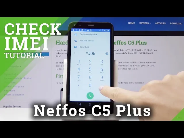 Video thumbnail for How to Check IMEI & Serial Number in TP-LINK Neffos C5 Plus - IMEI Info