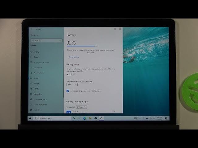 Video thumbnail for How to Enable/Disable Battery Saver on MICROSOFT Surface Go 2 – Extend Battery Life
