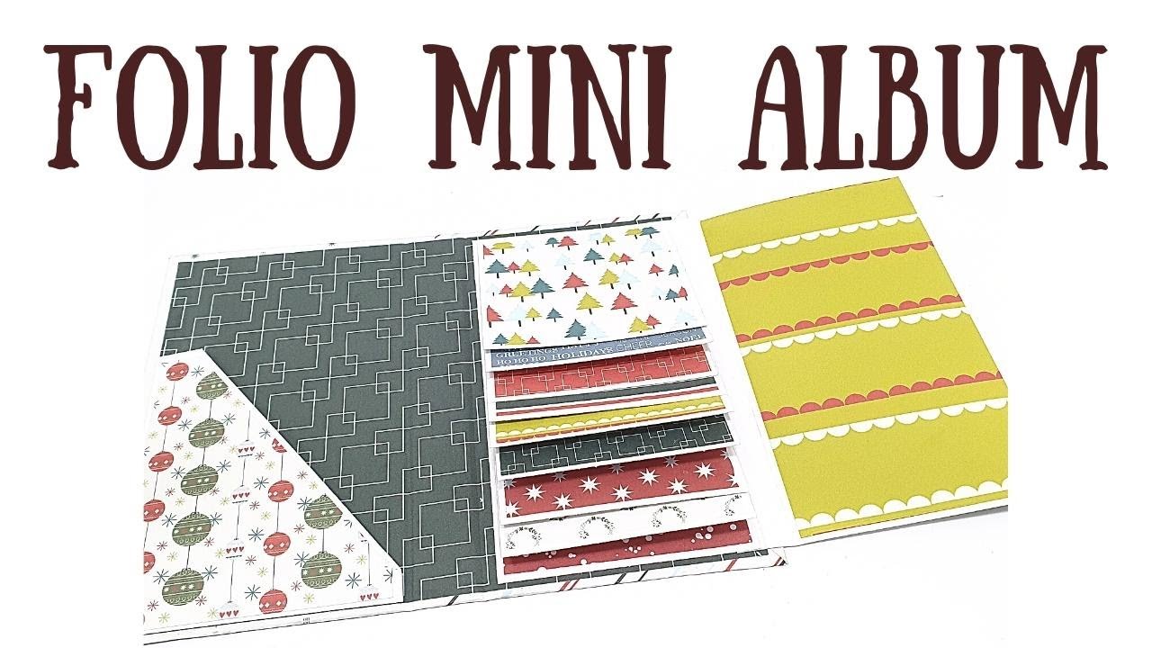 Video thumbnail for Christmas Folio Mini Album Tutorial - part 1