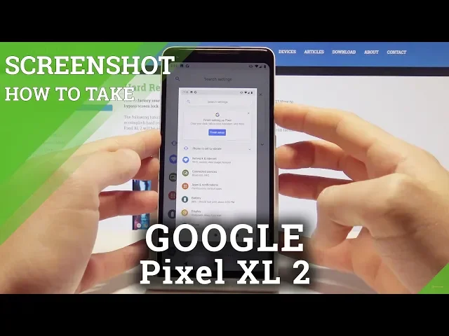 Video thumbnail for How to Take Screenshot on GOOGLE Pixel XL 2 - Capture Screen in Google Pixel
