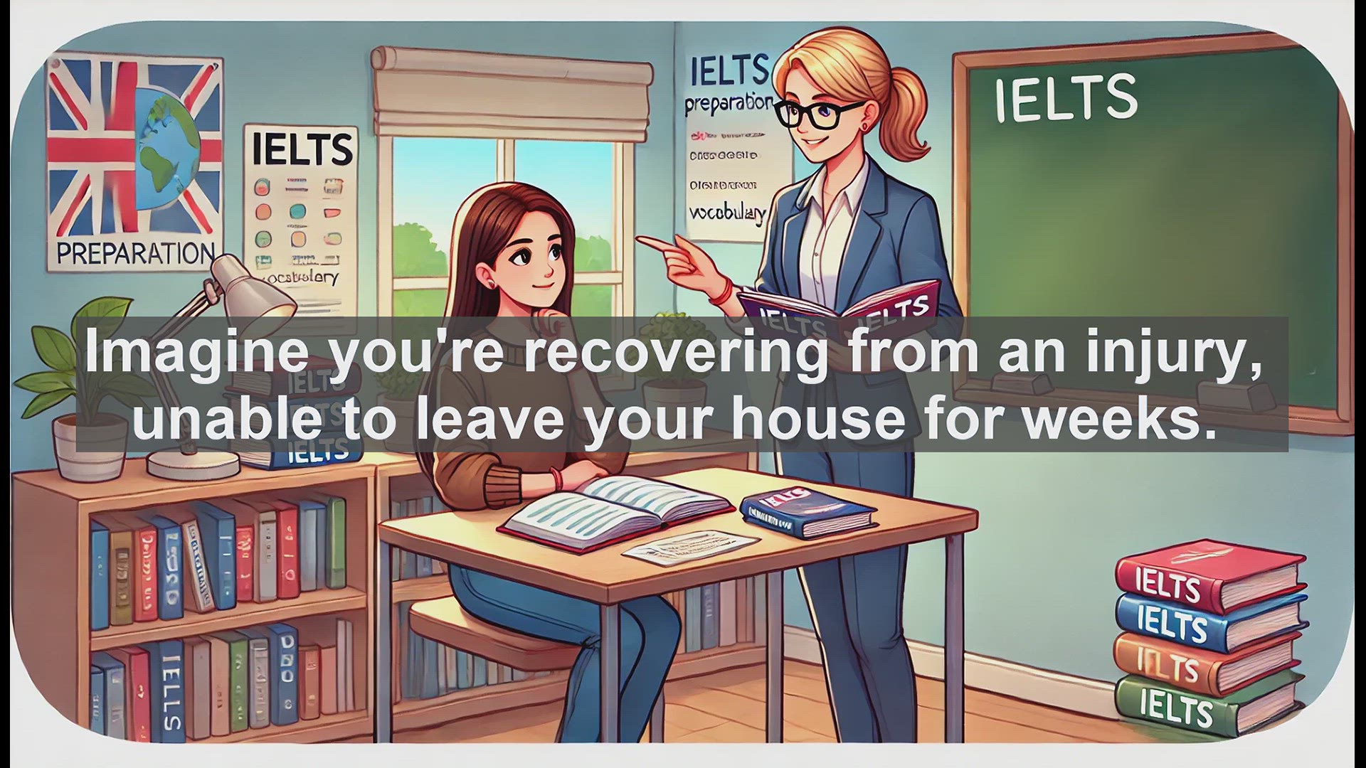 'Video thumbnail for 2500 Must Know IELTS 6.5 Vocabulary - Homebound: Understanding and Using This Versatile Adjective'