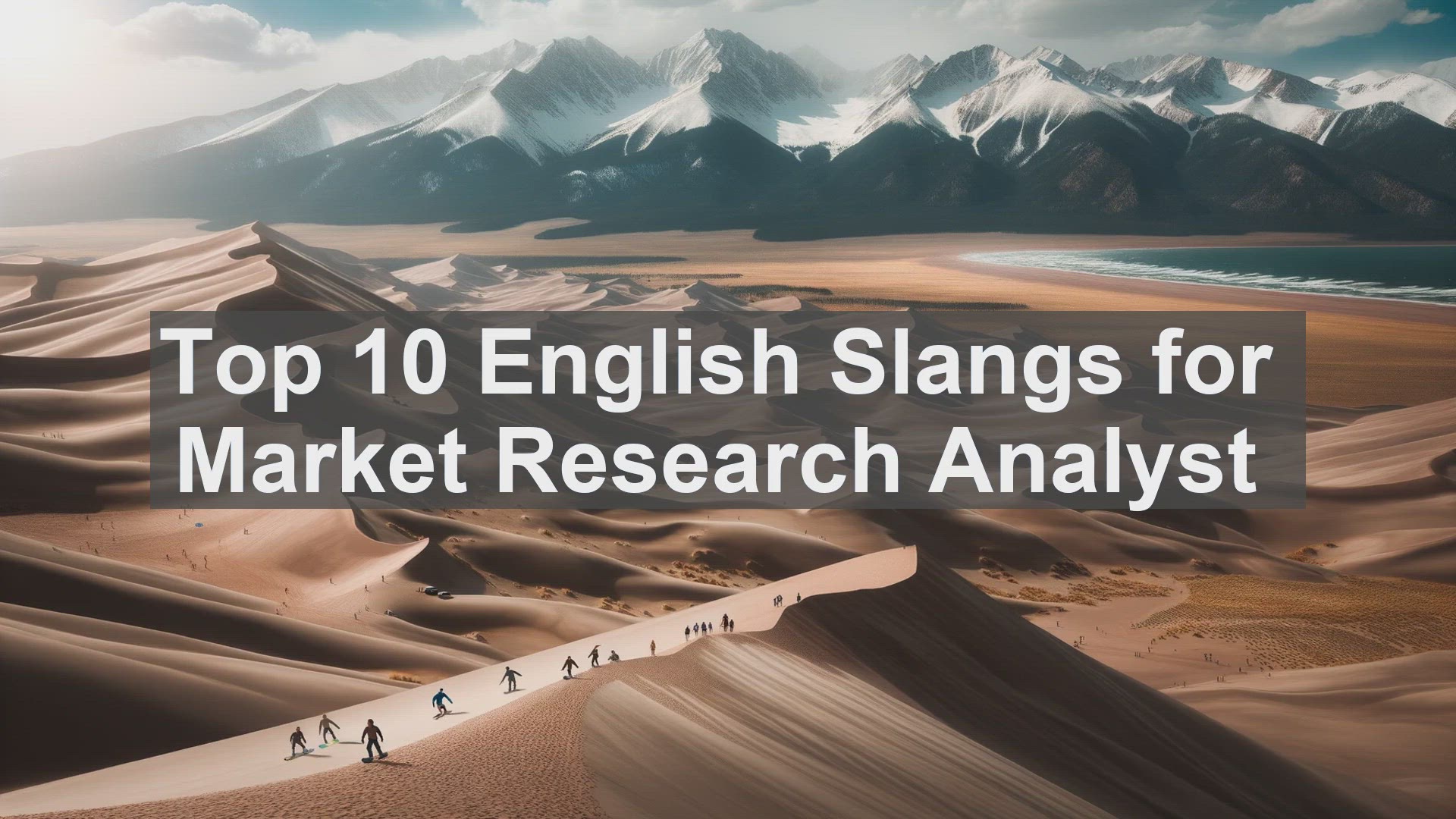 'Video thumbnail for Top 10 English Slangs for Market Research Analyst'