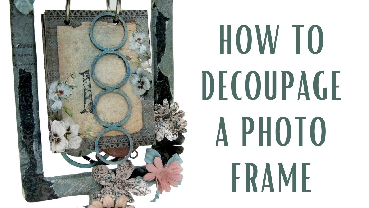 Video thumbnail for How to Decoupage Photo Frame
