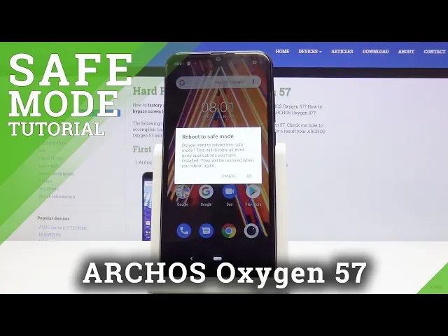 Video thumbnail for How to Enter & Quit Safe Mode in ARCHOS Oxygen 57 - Safe Mode
