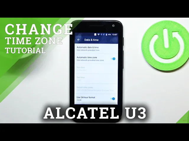 Video thumbnail for How to Open Data and Time Settings in ALCATEL U3 – Set Up Date and Time