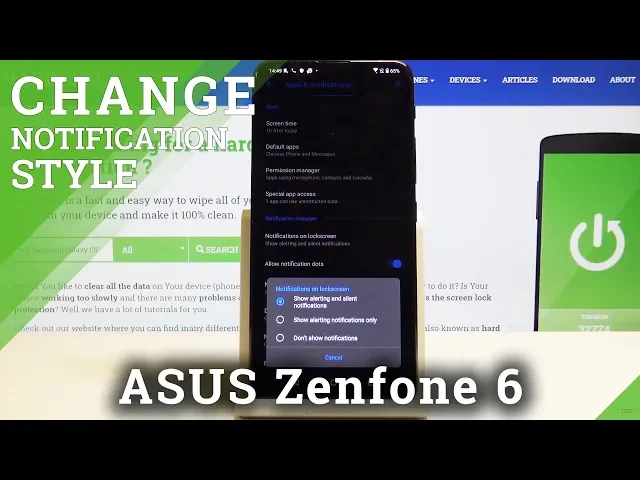 Video thumbnail for How to Manage Notifications in Asus Zenfone 6 – Personalize Notifications On Screen