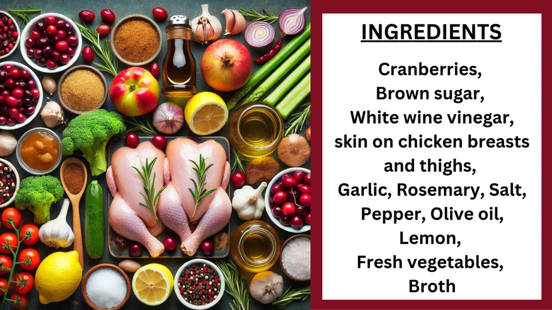 Video thumbnail for Cranberry Chicken Recipe