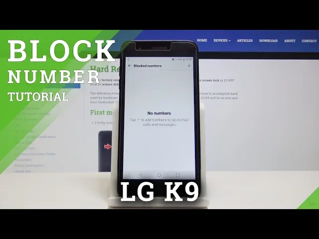Video thumbnail for How to Block Number in LG K9 - Block Your Stalker