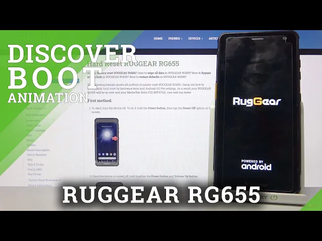 Video thumbnail for Ruggear RG655 - Welcome Screen Animation